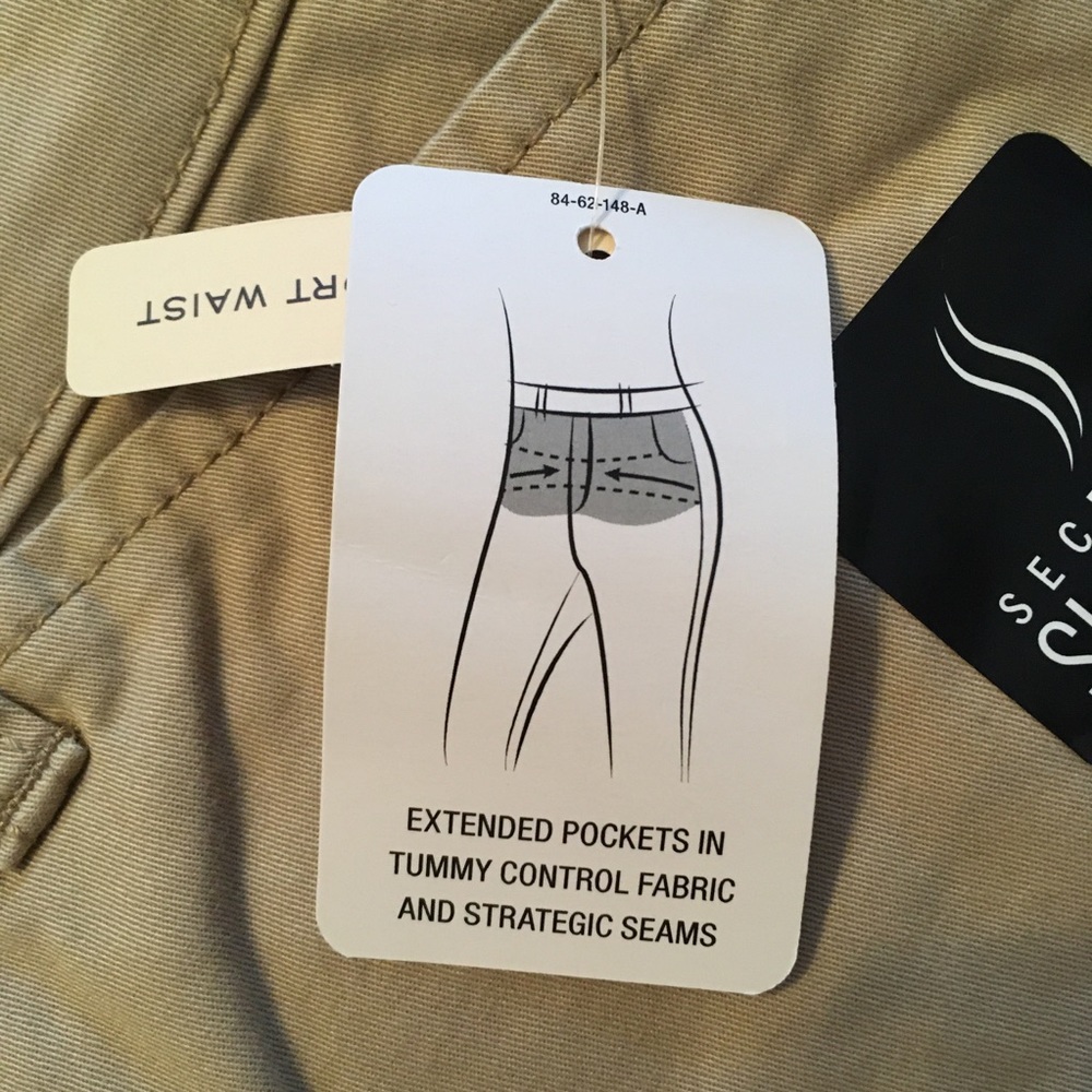 St. John's Bay Womens Mid Rise Straight Leg Pants - Picture 6 of 16